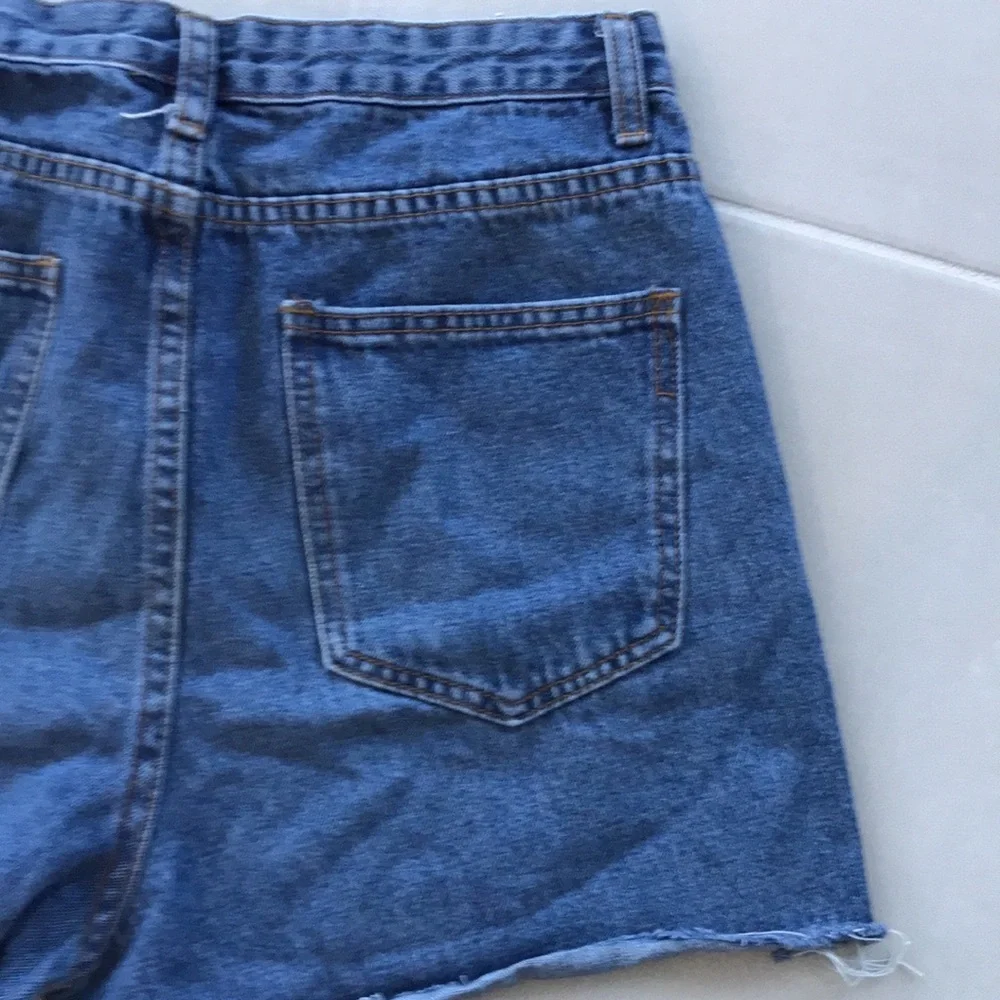 ❤️3X20 SHEIN Women High Waist Medium Wash Denim Shorts | M